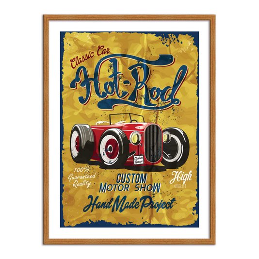 Quadro Decorativo Classic Car Hor-Rod