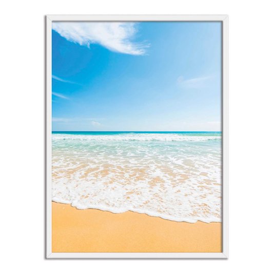 Quadro Decorativo  Coleção Mar Beira Da Praia