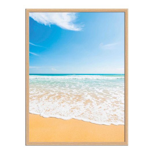 Quadro Decorativo  Coleção Mar Beira Da Praia