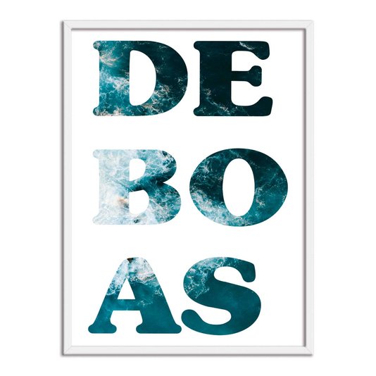 Quadro Decorativo  Coleção Mar De Boas