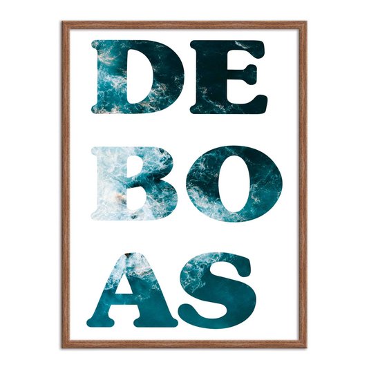 Quadro Decorativo  Coleção Mar De Boas