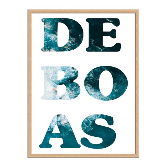 Quadro Decorativo  Coleção Mar De Boas