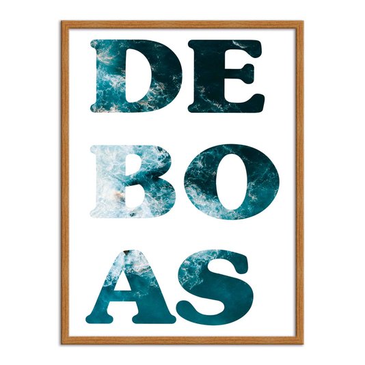 Quadro Decorativo  Coleção Mar De Boas