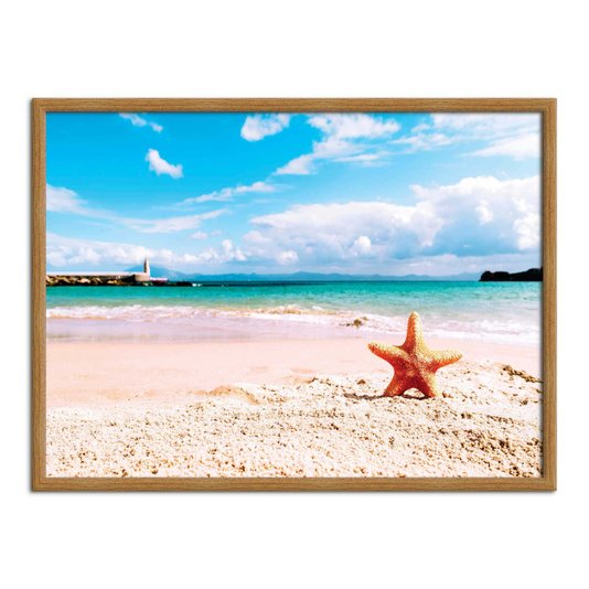 Quadro Decorativo  Coleção Mar Estrela Do Mar
