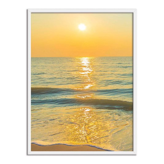 Quadro Decorativo  Coleção Mar Pôr Do Sol