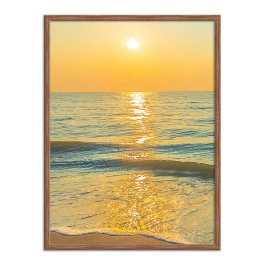 Quadro Decorativo  Coleção Mar Pôr Do Sol