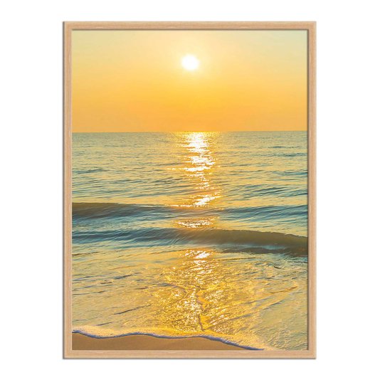 Quadro Decorativo  Coleção Mar Pôr Do Sol