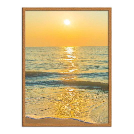 Quadro Decorativo  Coleção Mar Pôr Do Sol