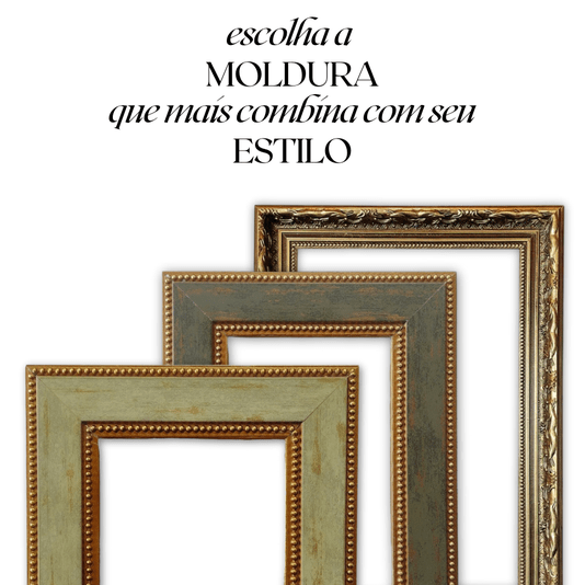 Quadro Decorativo Com Imagem Personalizada E Moldura Gravada