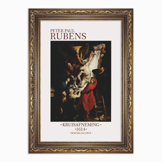 Quadro Decorativo Descida da Cruz de Peter Paul Rubens