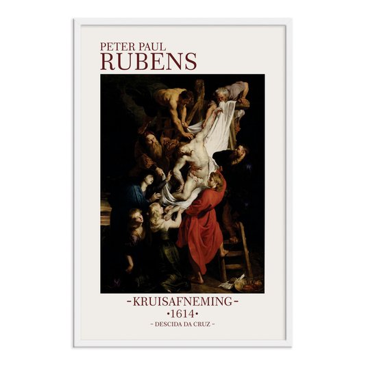 Quadro Decorativo Descida da Cruz de Peter Paul Rubens
