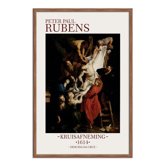 Quadro Decorativo Descida da Cruz de Peter Paul Rubens