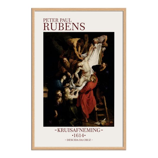 Quadro Decorativo Descida da Cruz de Peter Paul Rubens