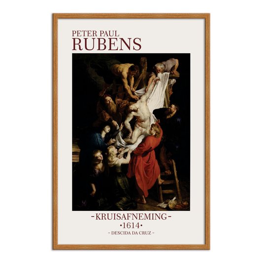 Quadro Decorativo Descida da Cruz de Peter Paul Rubens