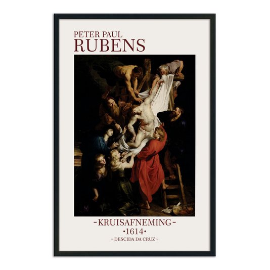 Quadro Decorativo Descida da Cruz de Peter Paul Rubens