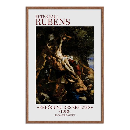 Quadro Decorativo Elevação da Cruz de Peter Paul Rubens