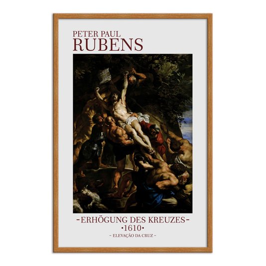 Quadro Decorativo Elevação da Cruz de Peter Paul Rubens