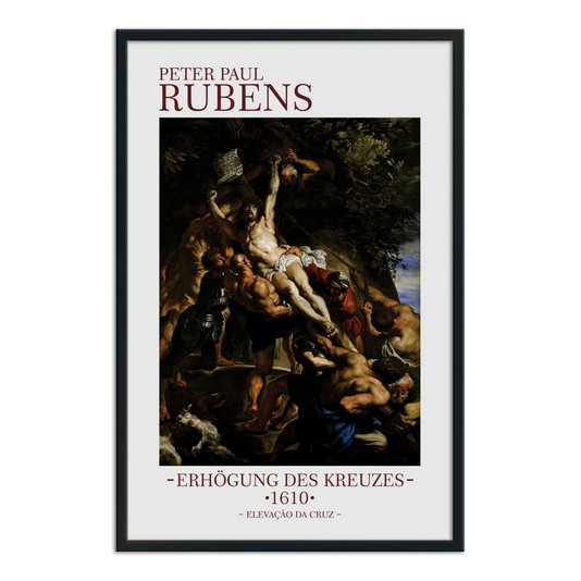 Quadro Decorativo Elevação da Cruz de Peter Paul Rubens