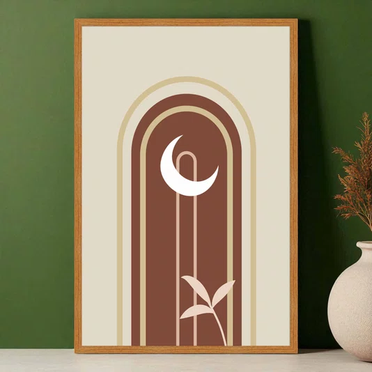 Quadro Decorativo Estilo Boho Geométrico