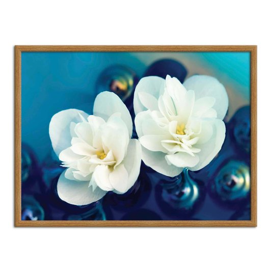 Quadro Decorativo Flores Brancas