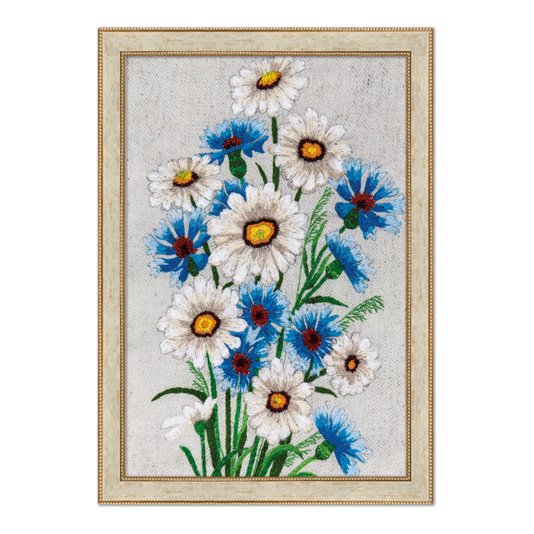 Quadro Decorativo Flores Margaridas Vintage Farmhouse