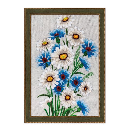 Quadro Decorativo Flores Margaridas Vintage Farmhouse