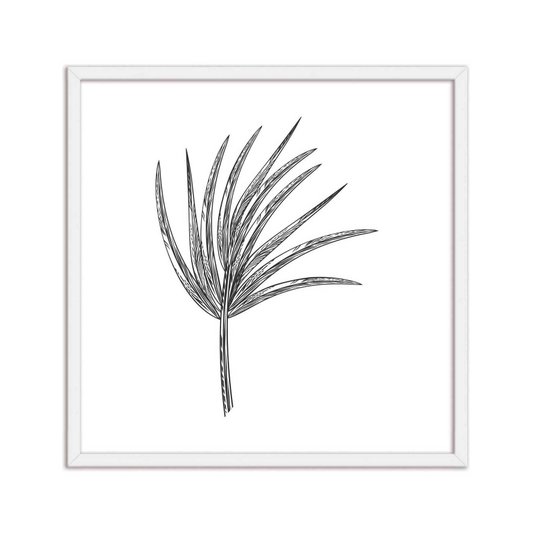 Quadro Decorativo Folha de Coqueiro
