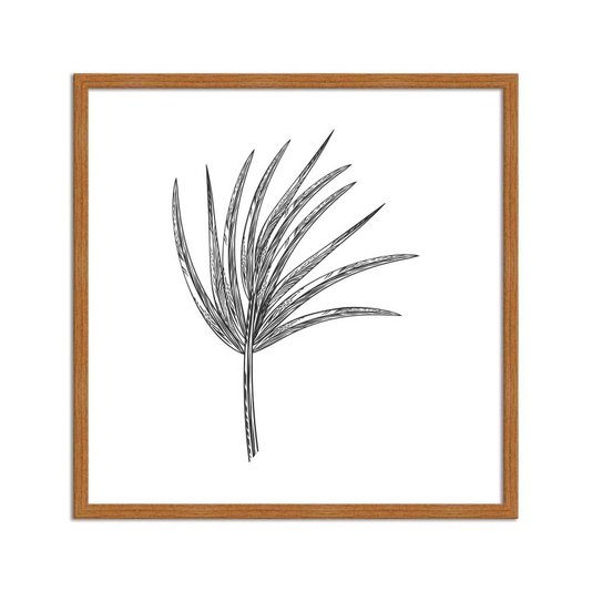 Quadro Decorativo Folha de Coqueiro