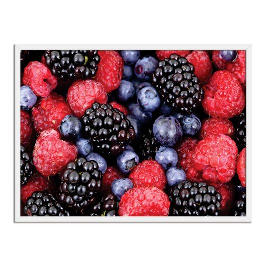 Quadro Decorativo Frutas Vermelhas