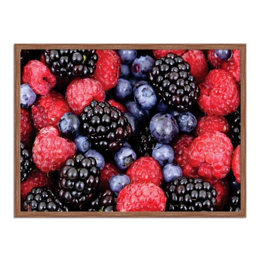 Quadro Decorativo Frutas Vermelhas