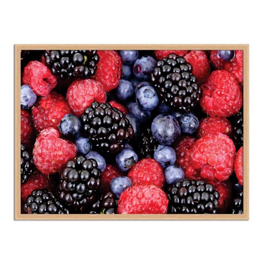Quadro Decorativo Frutas Vermelhas