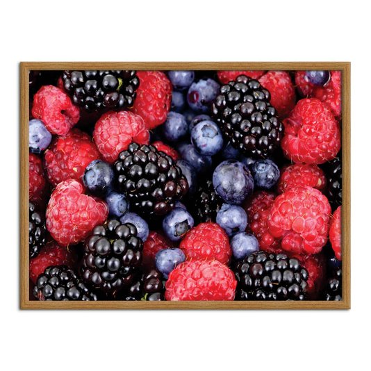 Quadro Decorativo Frutas Vermelhas