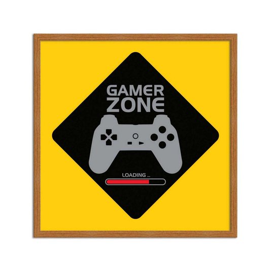 Quadro Decorativo Gamer Geek e Nerd Gamer Zone
