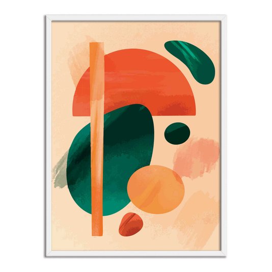 Quadro Decorativo Geométrico Colorido