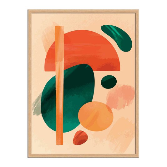 Quadro Decorativo Geométrico Colorido