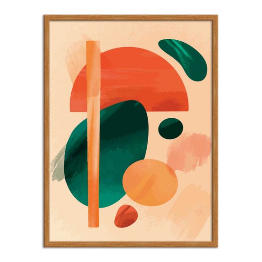Quadro Decorativo Geométrico Colorido