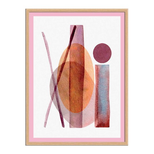Quadro Decorativo Geométrico Risco Abstrato