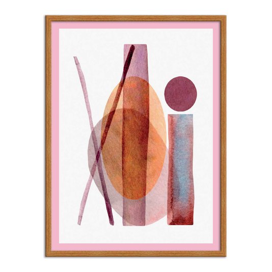Quadro Decorativo Geométrico Risco Abstrato
