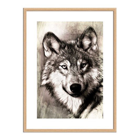 Quadro Decorativo Imagem Lobo