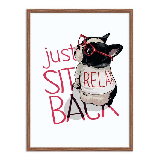 Quadro Decorativo Just Sit Back Relax