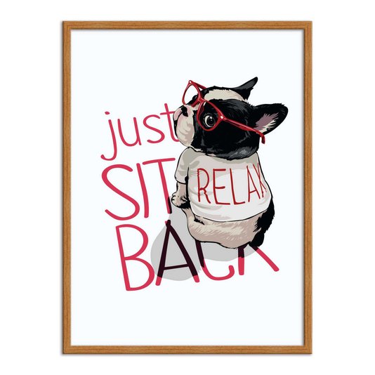 Quadro Decorativo Just Sit Back Relax