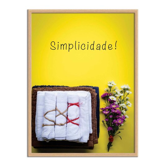 Quadro Decorativo Lavanderia Simplicidade