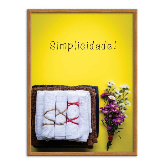 Quadro Decorativo Lavanderia Simplicidade