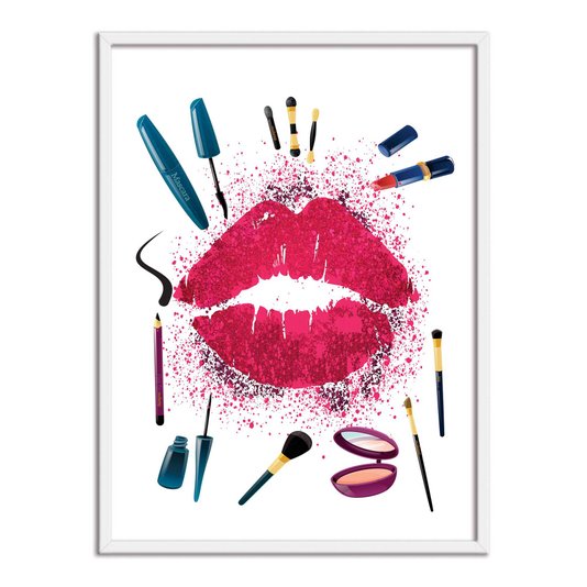 Quadro Decorativo Maquiagens
