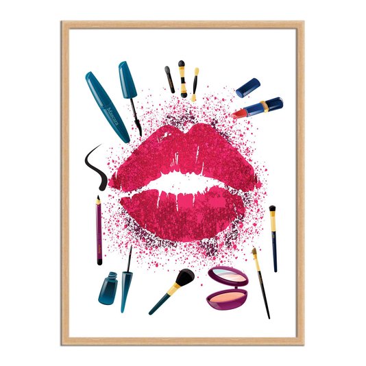 Quadro Decorativo Maquiagens