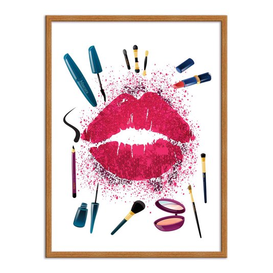 Quadro Decorativo Maquiagens