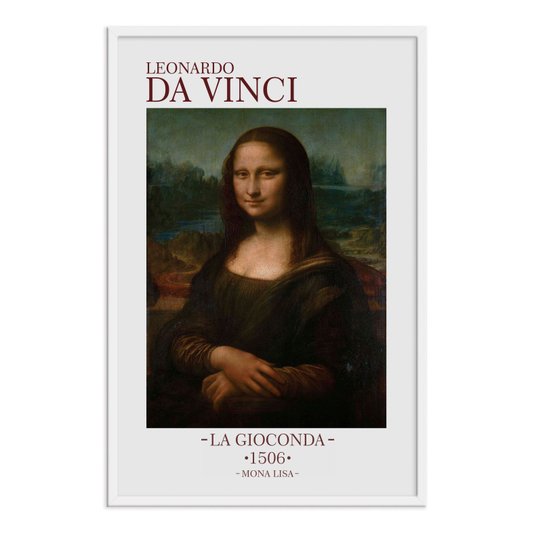 Quadro Decorativo Mona Lisa de Leonardo da Vinci