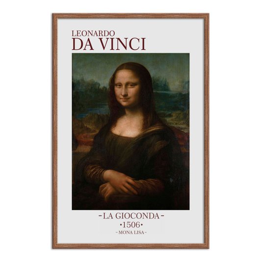 Quadro Decorativo Mona Lisa de Leonardo da Vinci