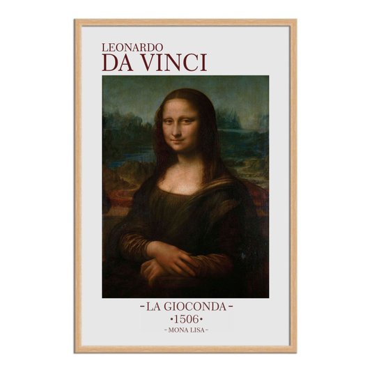 Quadro Decorativo Mona Lisa de Leonardo da Vinci