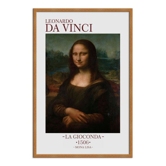Quadro Decorativo Mona Lisa de Leonardo da Vinci
